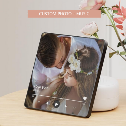 Photo + Song Personalized Magnet